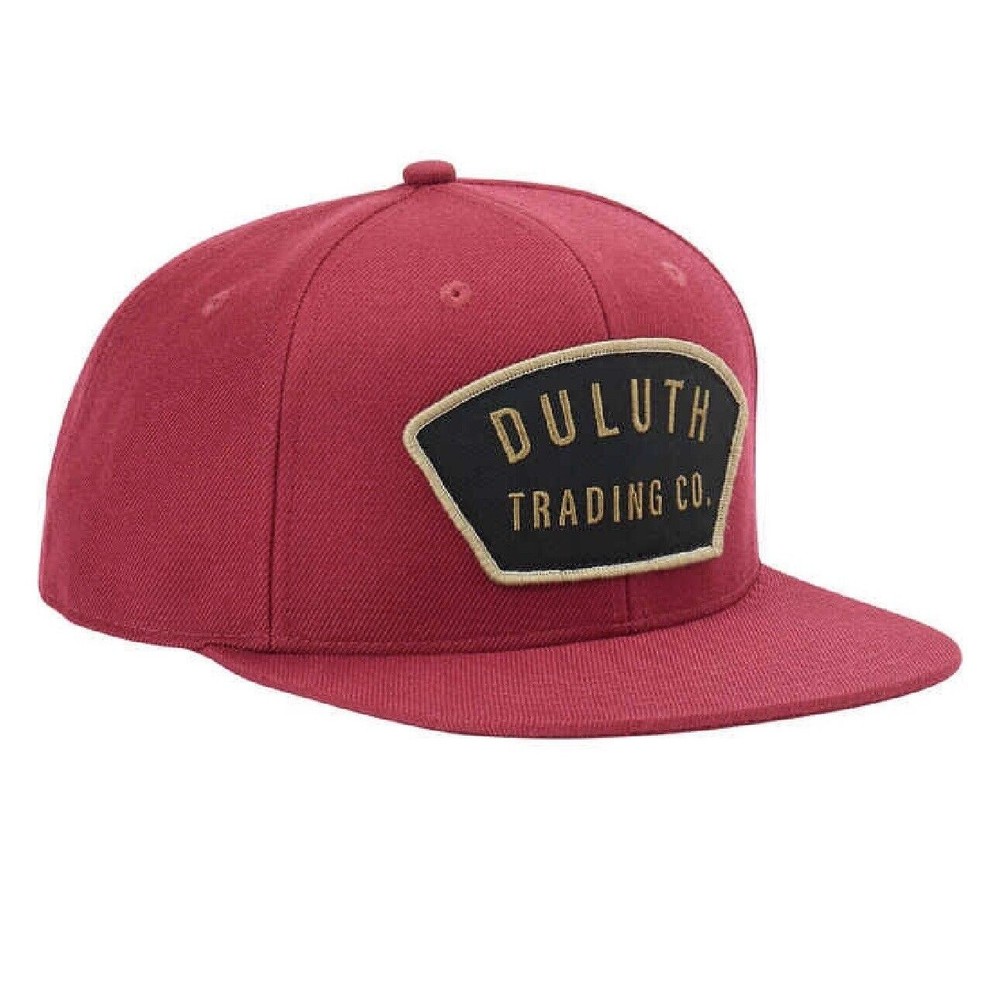 Duluth Men's Military Logo Hat Dark Red Size M/L BRAND NEW Style 20303